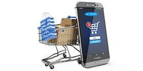 Shop online by phone
